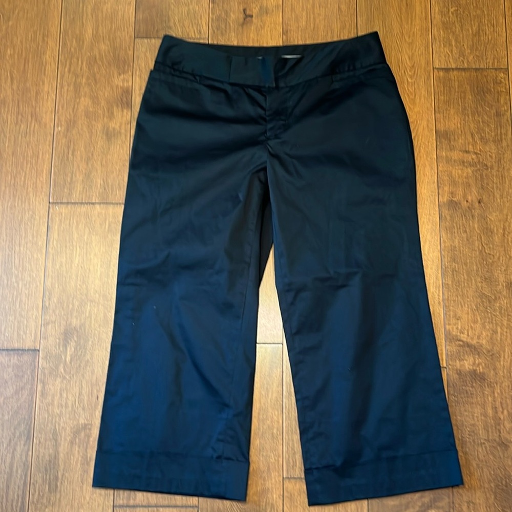Classic Black Capri Casual Pants Size 2